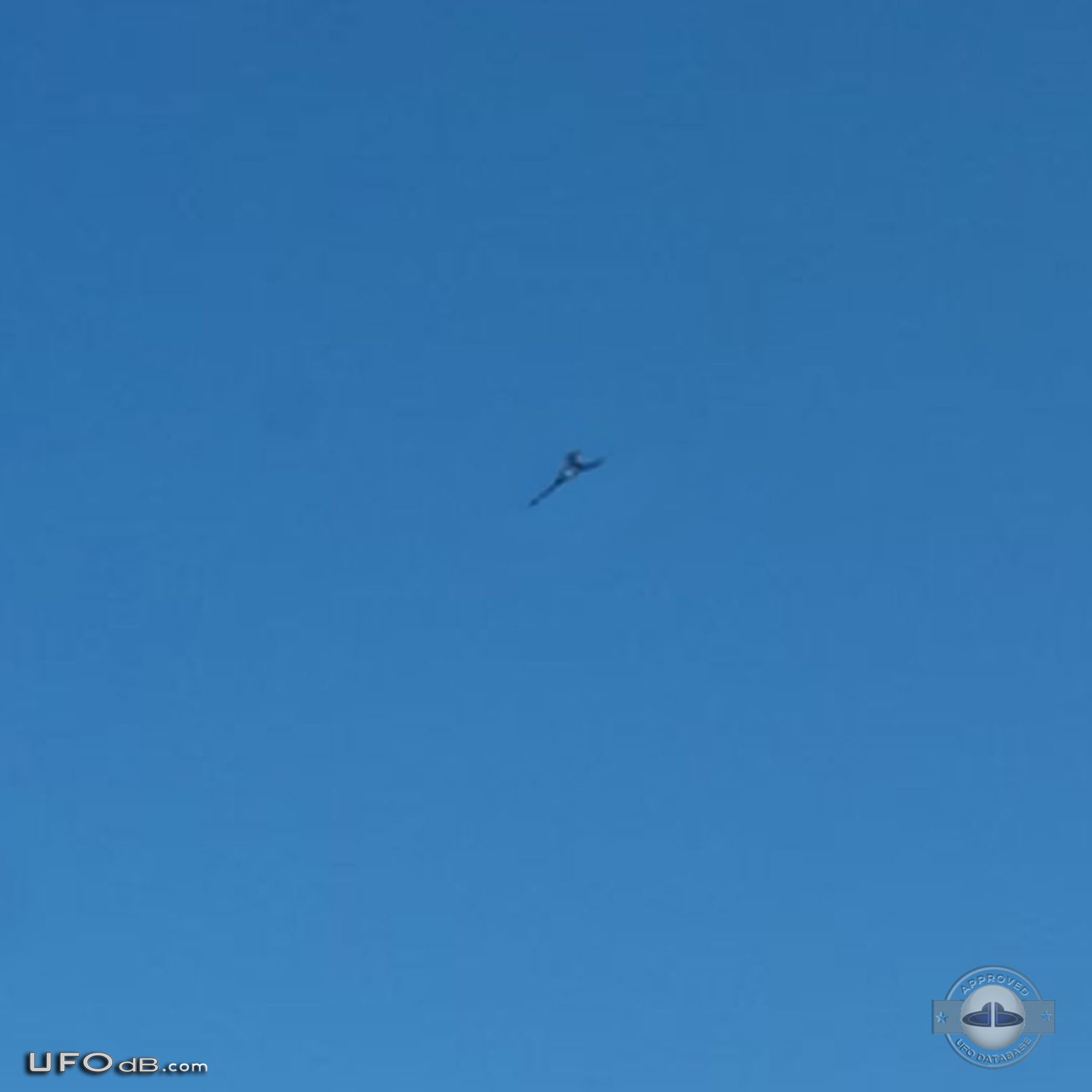 UFO similar to Star Trek Klingon ship seen over Canary Island in 2011 UFO Picture #483-2