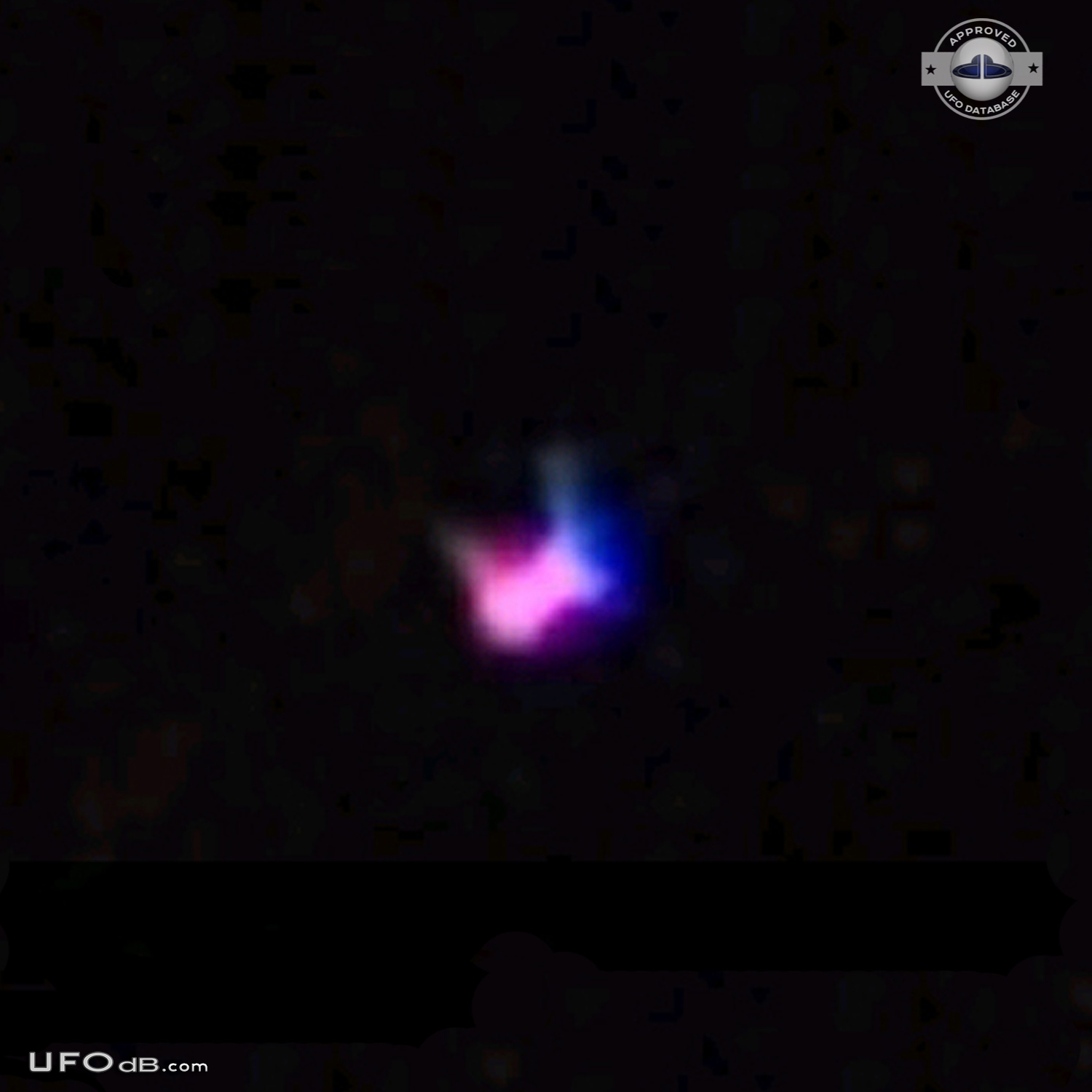 UFOs twinkling of many colors makes the News in Hecker Illinois 2012 UFO Picture #512-1