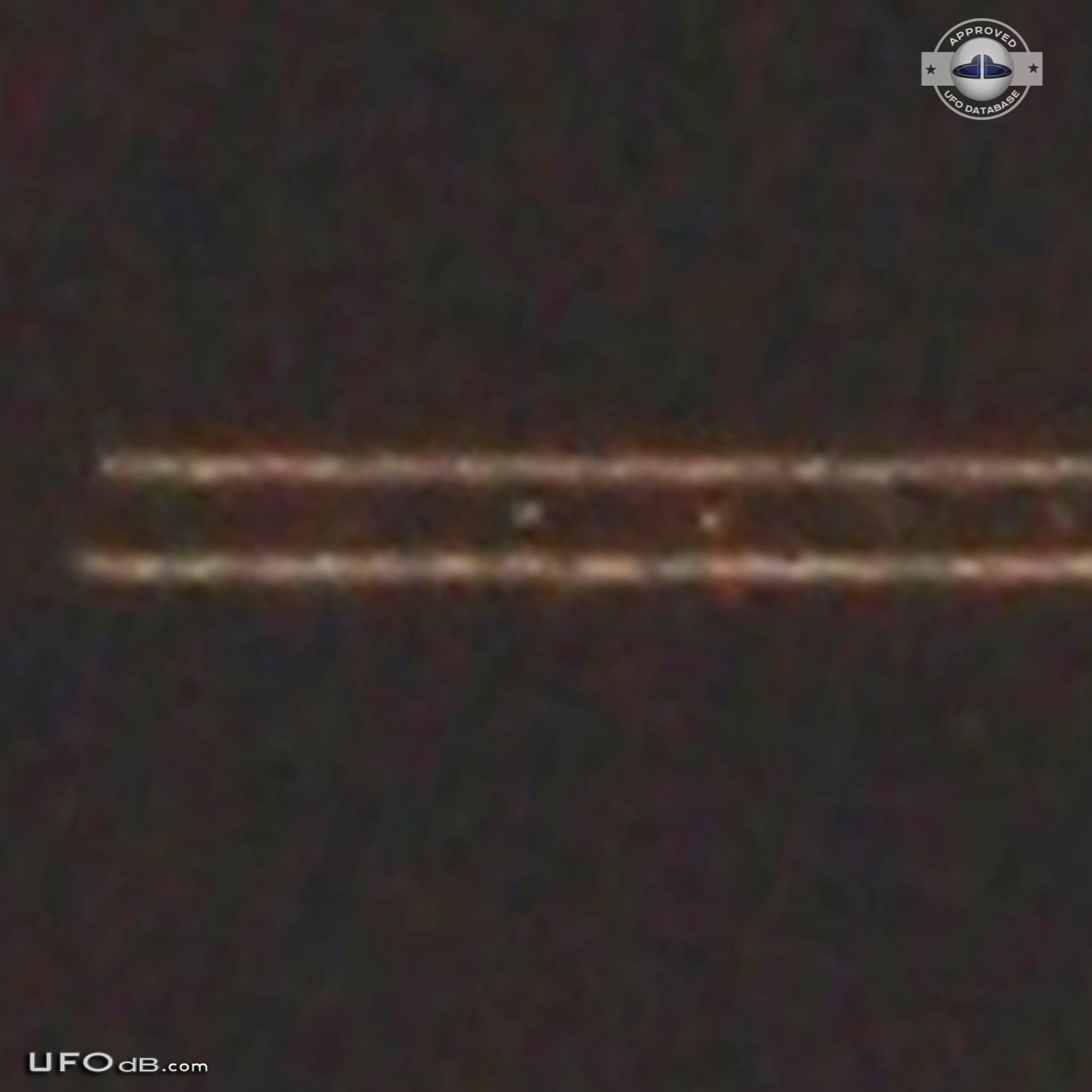 Long UFO ship in the space caught on picture over Toronto Ontario 2012 UFO Picture #514-5