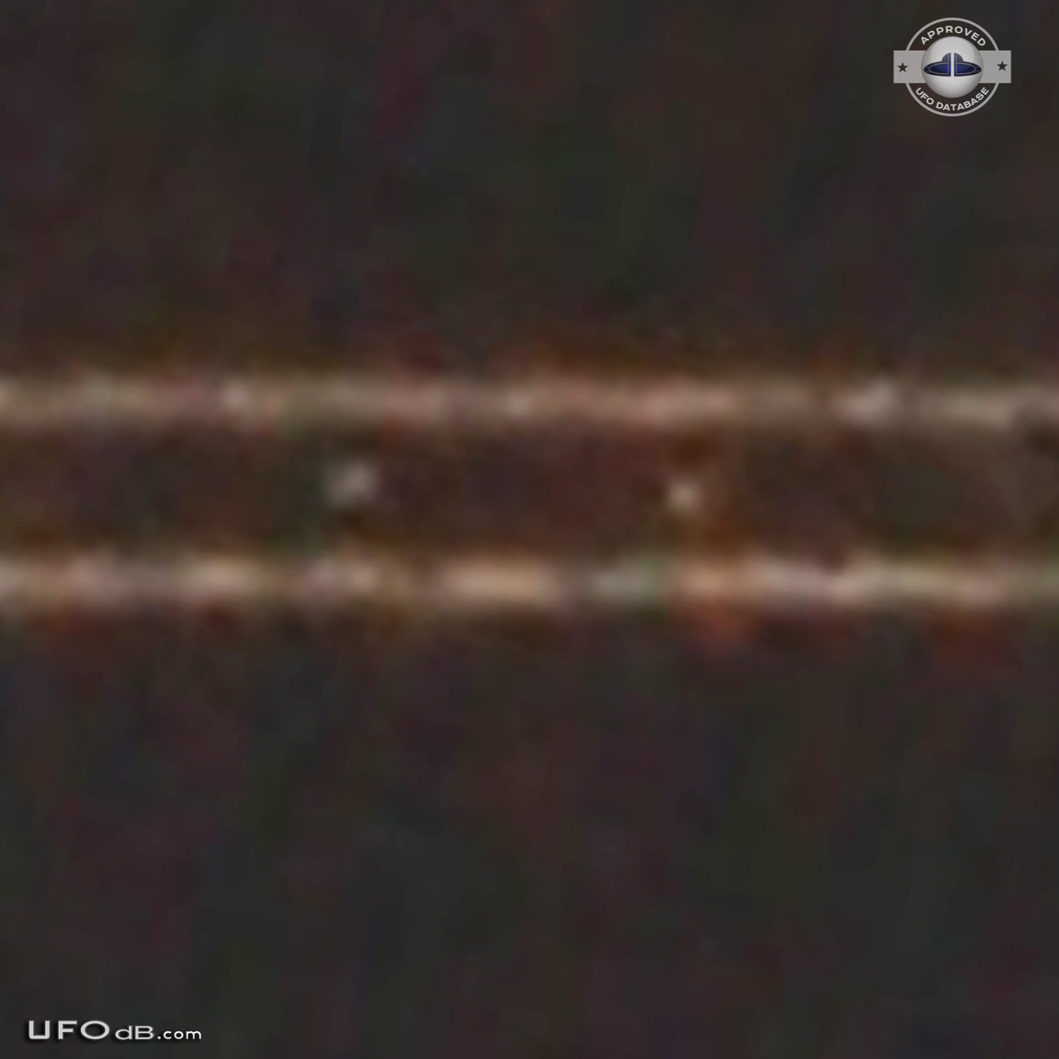 Long UFO ship in the space caught on picture over Toronto Ontario 2012 UFO Picture #514-6