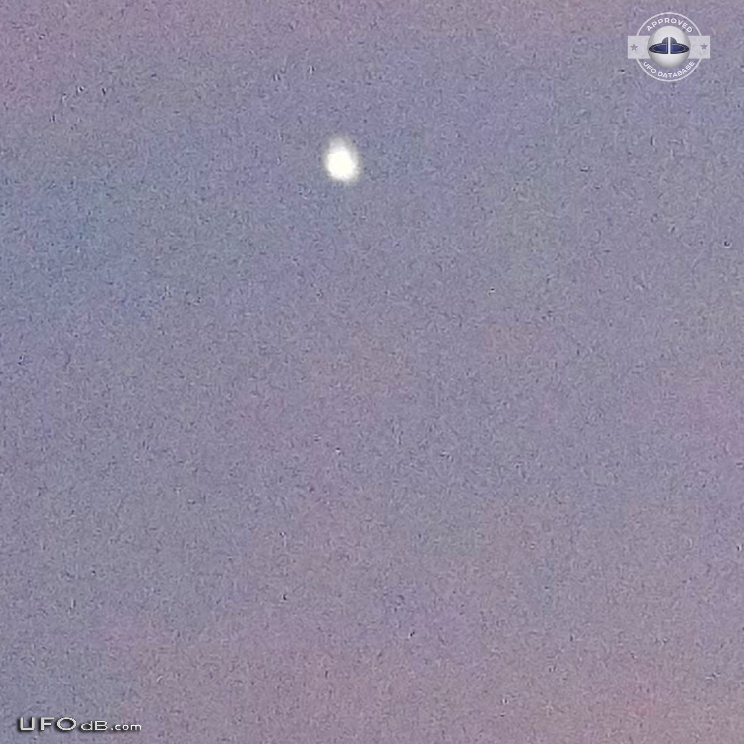 White fluffy Orb UFO caught on photo in the sky of Butte, Montana 2012 UFO Picture #517-2