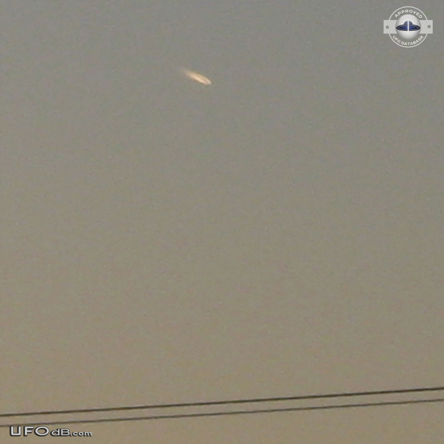 Slow Lonely cloud in clear sky is a UFO in Ostrobothnia Finland 2010 UFO Picture #529-1