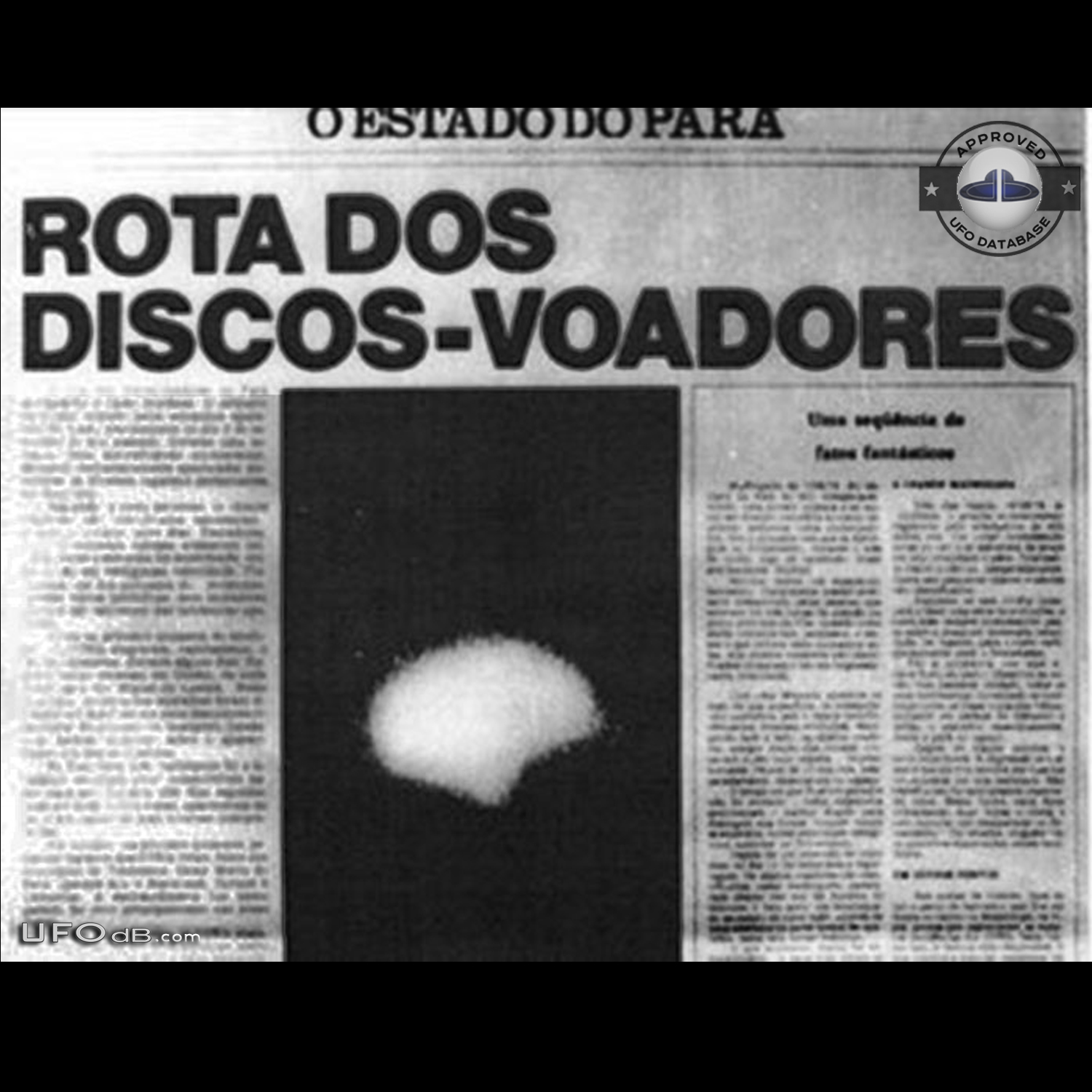 Famous 1977 Brazilian Colares UFO Flap - Huge Mass UFO sightings UFO Picture #553-4