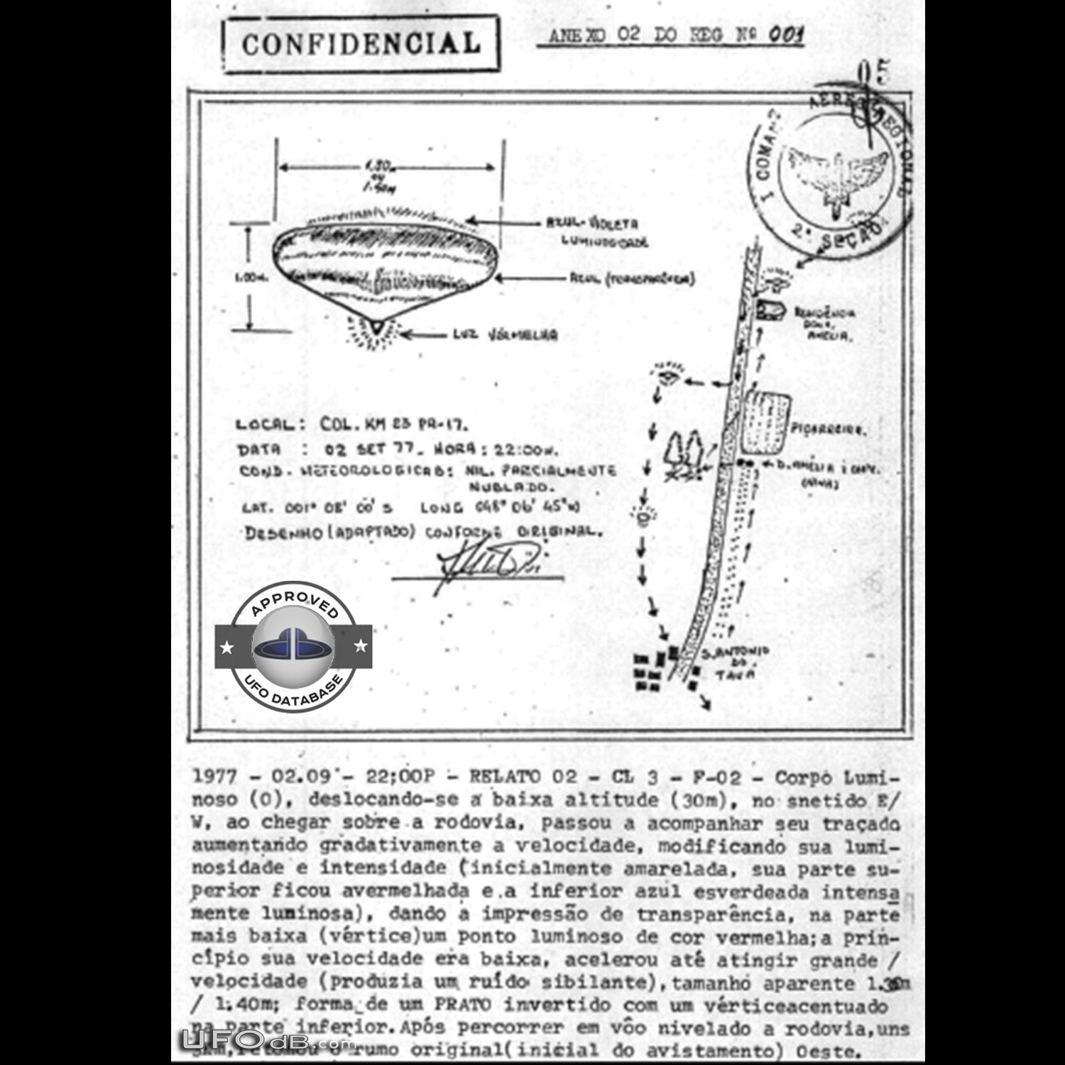 Famous 1977 Brazilian Colares UFO Flap - Huge Mass UFO sightings UFO Picture #553-9