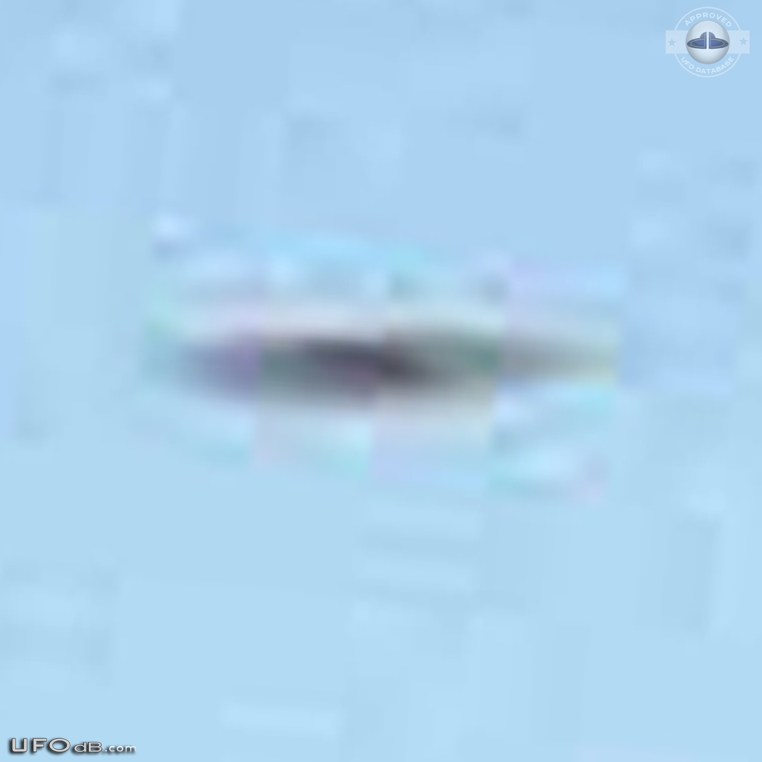 Panorama picture capture a UFO over Wireless Hill park Perth Australia UFO Picture #556-5