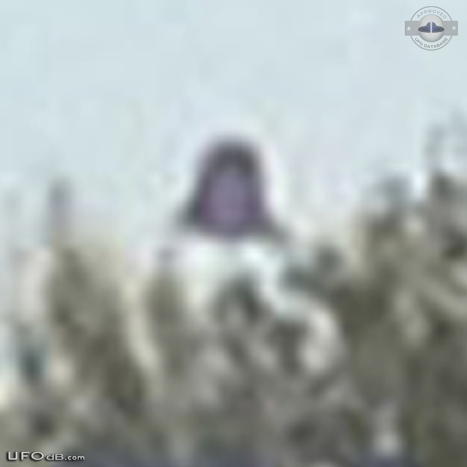 Massive Bell Shaped UFO over Sawtooth National Forest in Idaho 2014 UFO Picture #566-7