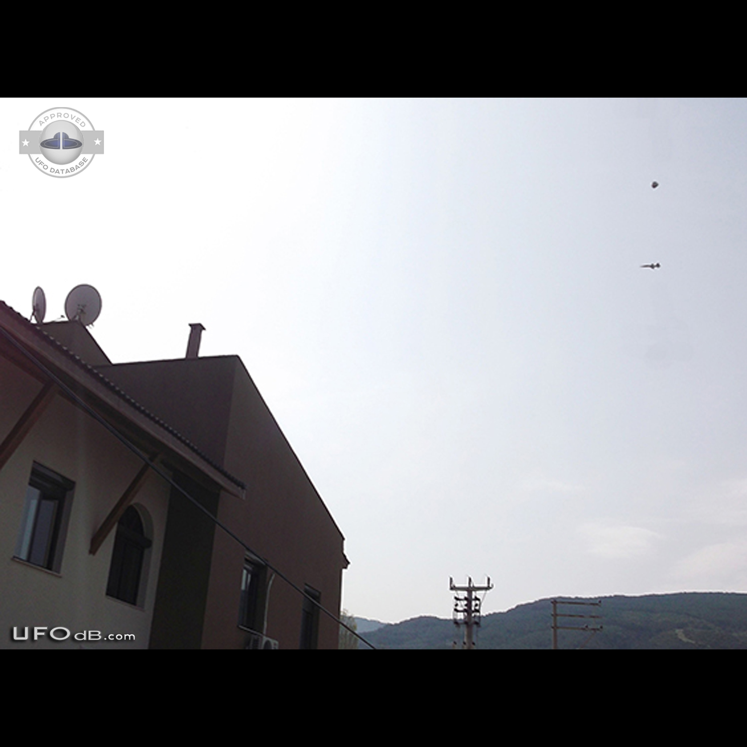 F-5 fighter aircraft seen near UFO in Doganbey, Aegean in Turkey 20144 UFO Picture #569-1