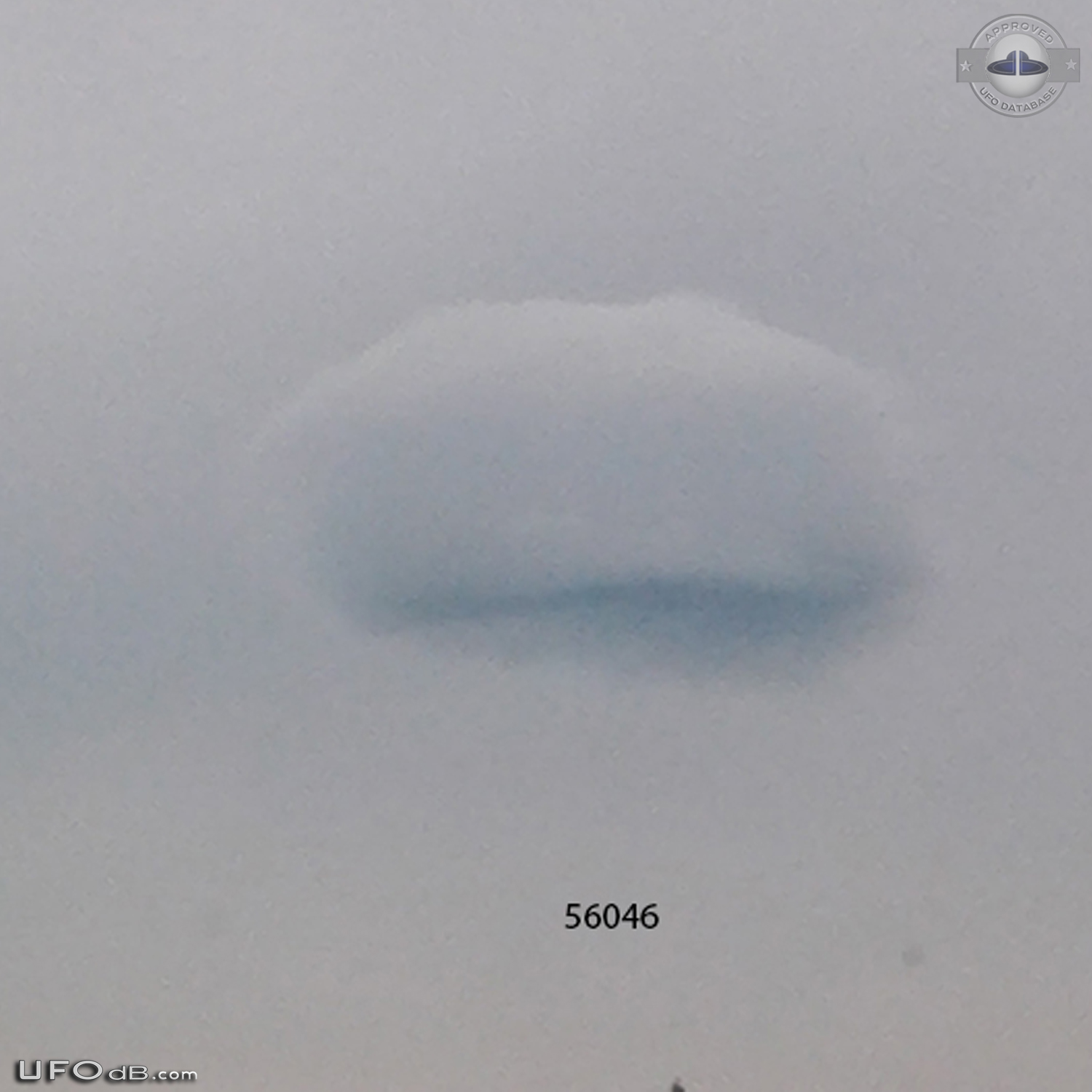 Cloud UFO over Atlanta reported to MUFON by 3 different witnesses 2014 UFO Picture #571-6