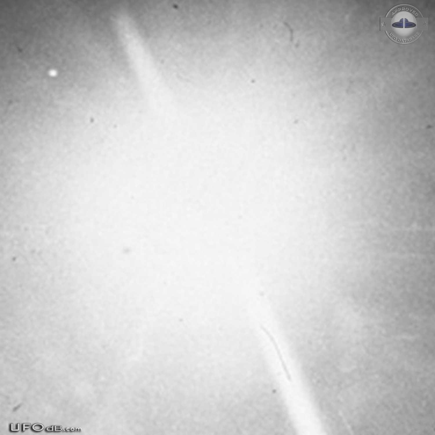 Famous photo of luminous object taken in Alberti, Buenos Aires 1963 UFO Picture #582-3