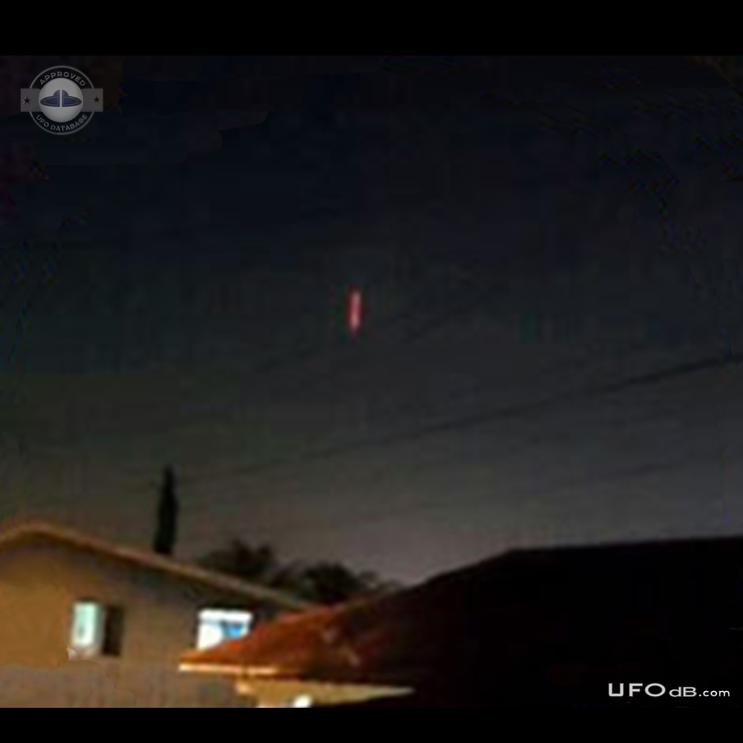 Red light mystery UFO gets the News in Penampang, Malaysia 2014 UFO Picture #588-1