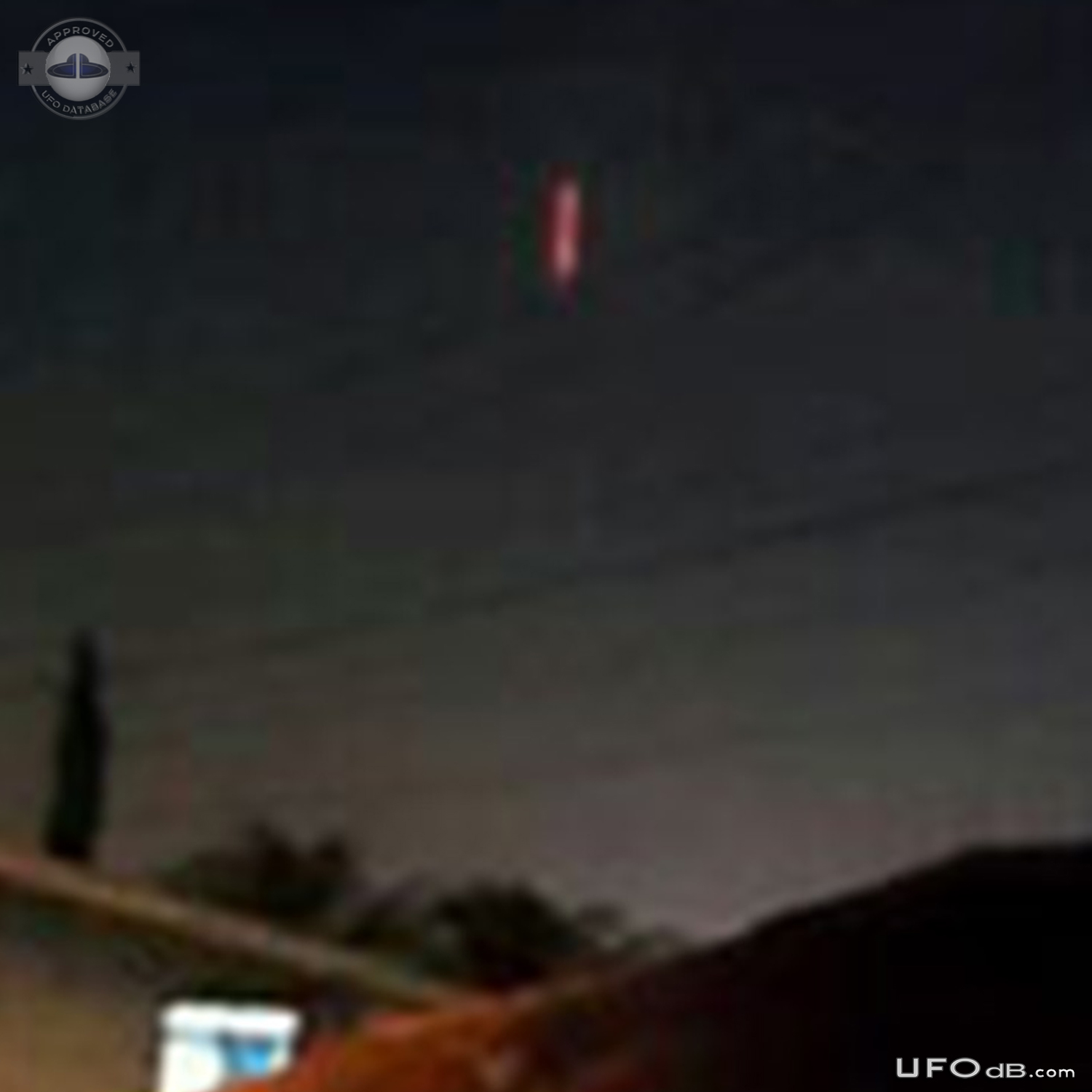 Red light mystery UFO gets the News in Penampang, Malaysia 2014 UFO Picture #588-2