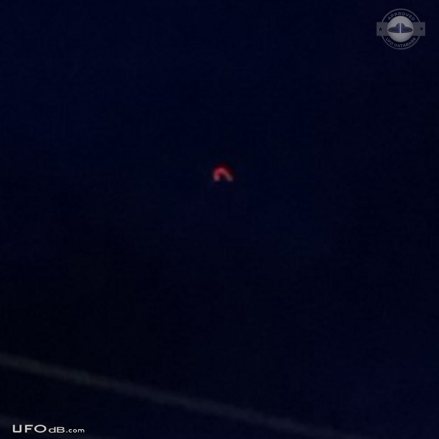 Red UFO seen over Trakovice village in Slovakia on May 2014 UFO Picture #595-2