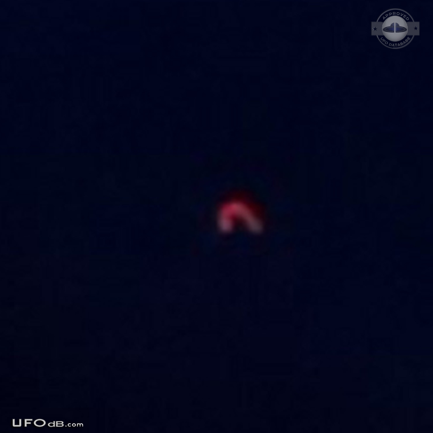 Red UFO seen over Trakovice village in Slovakia on May 2014 UFO Picture #595-3