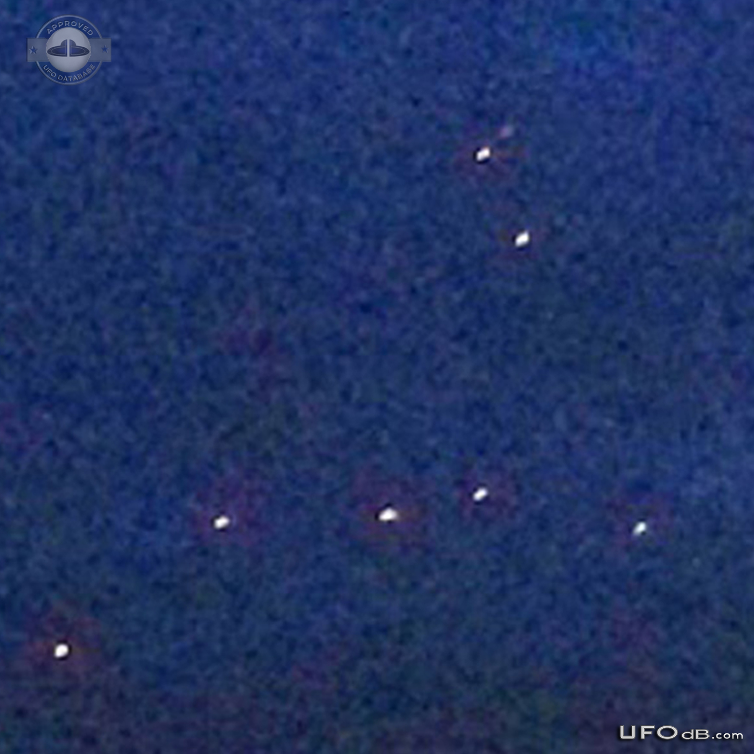 Group of UFOs over Maple Ridge British Columbia Canada 2014 UFO Picture #596-2