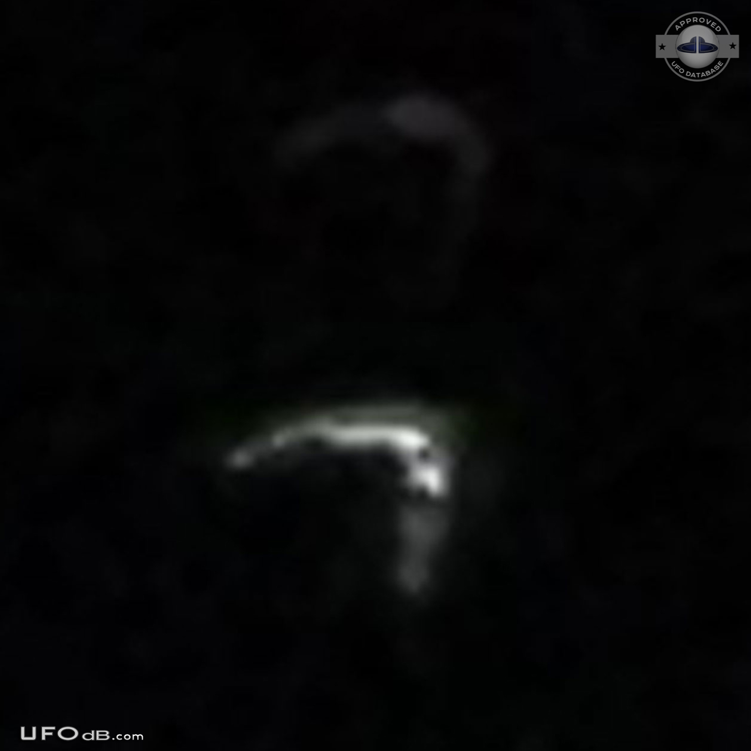 Orange orb hovering over bear lake near Garden City Utah 2015 UFO Picture #602-4