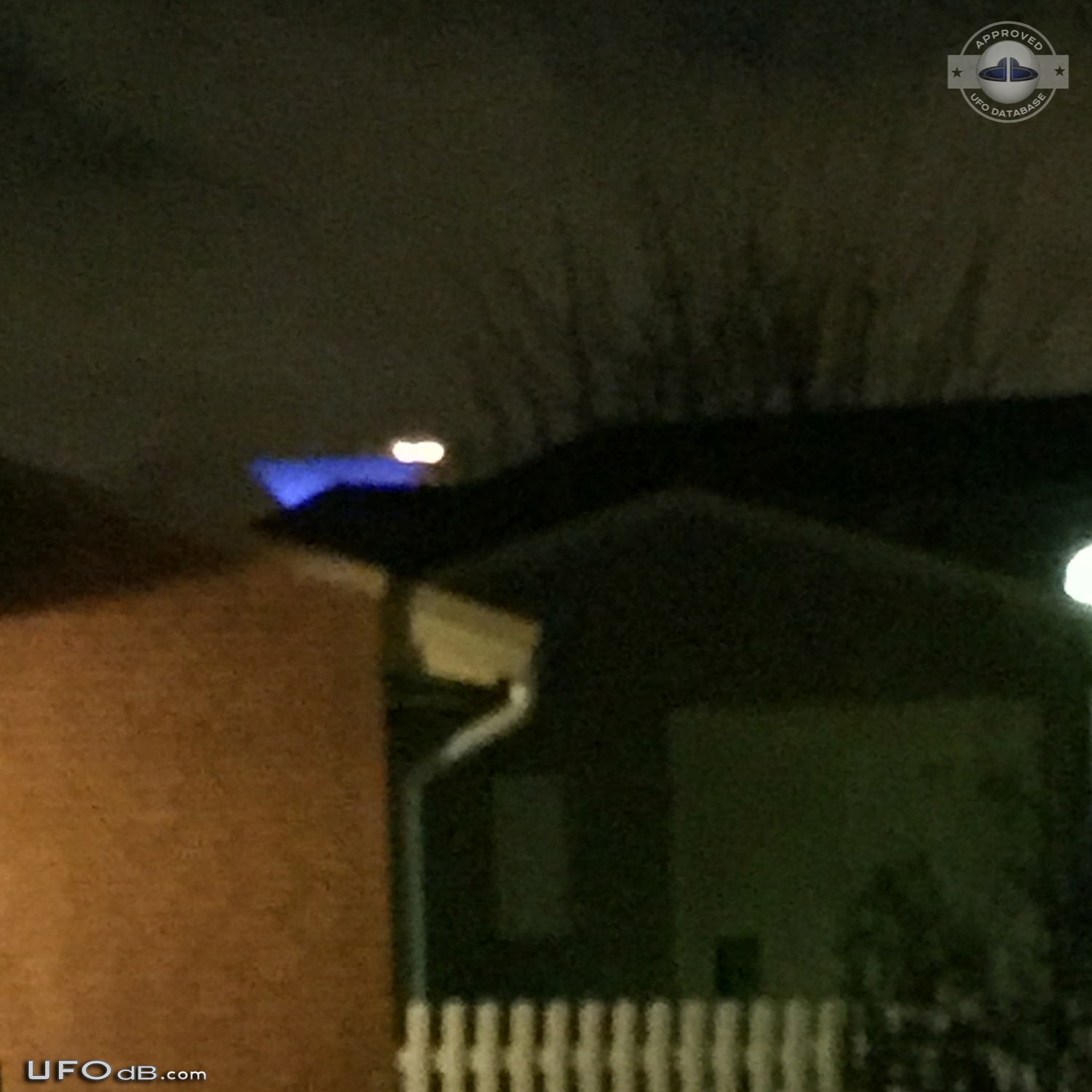 Bright light UFO above TB observatory in Malmö, Sweden Feb 2015 UFO Picture #608-3