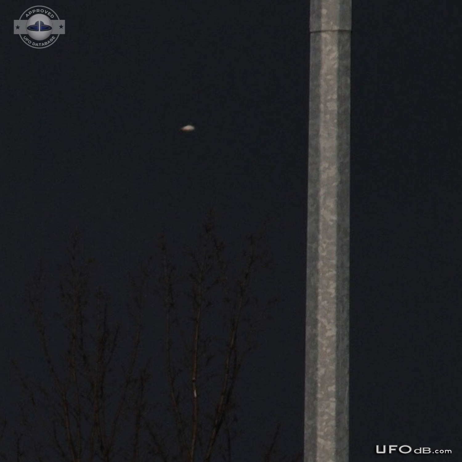 Saucer UFO appear on Soccer Game picture in Liverpool UK 2015 UFO Picture #626-3