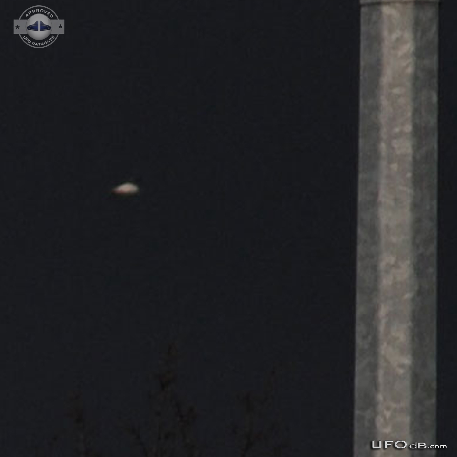 Saucer UFO appear on Soccer Game picture in Liverpool UK 2015 UFO Picture #626-4