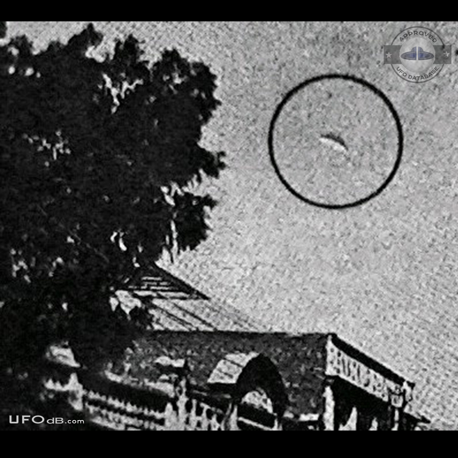 Very Old UFO Picture showing Saucer over Germiston South Africa 1916 UFO Picture #632-1