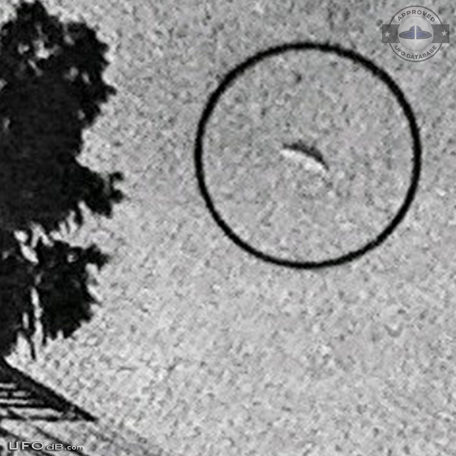 Very Old UFO Picture showing Saucer over Germiston South Africa 1916 UFO Picture #632-3