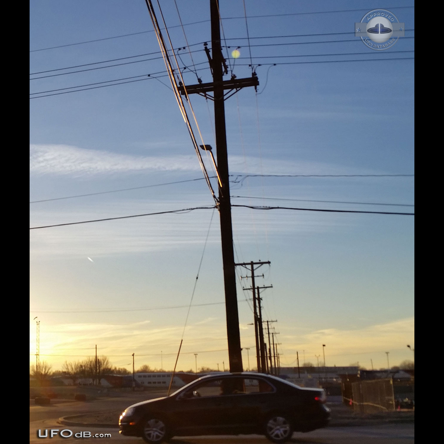 After feeling ET presence Orb UFO seen on Picture Salt Lake City 2015 UFO Picture #638-1