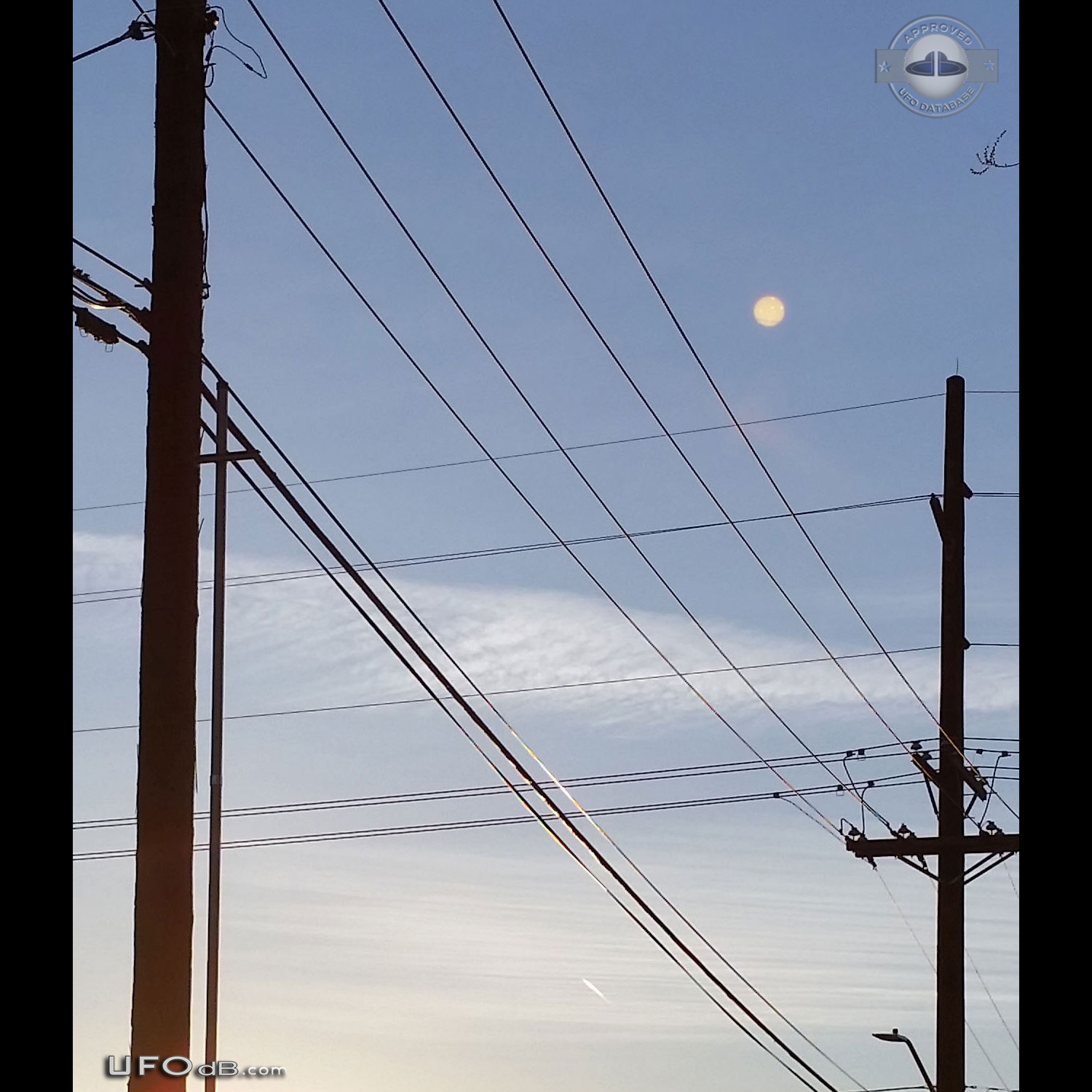 After feeling ET presence Orb UFO seen on Picture Salt Lake City 2015 UFO Picture #638-3