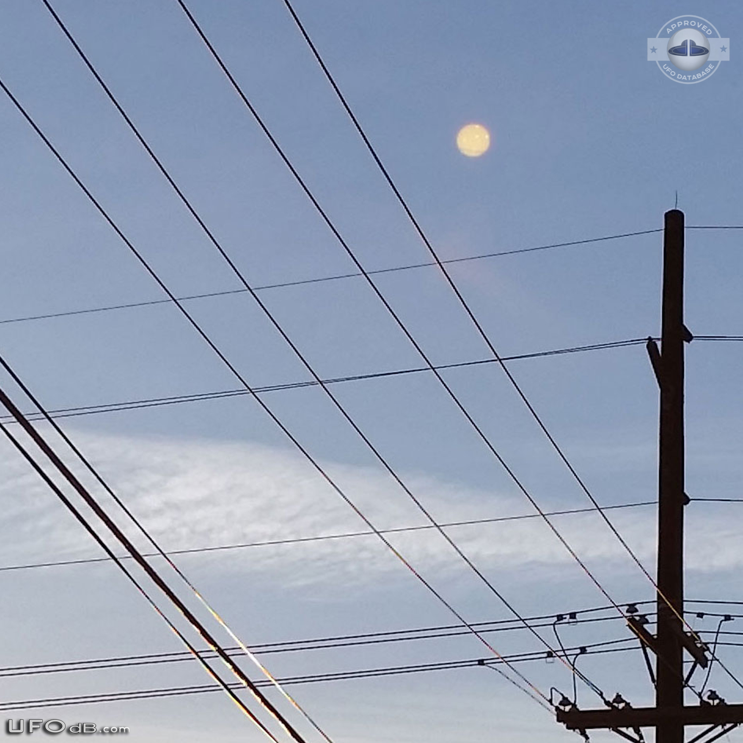 After feeling ET presence Orb UFO seen on Picture Salt Lake City 2015 UFO Picture #638-4