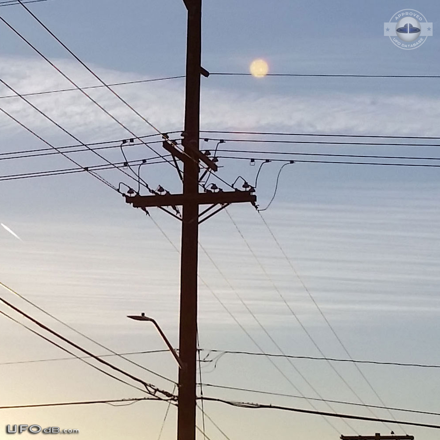 After feeling ET presence Orb UFO seen on Picture Salt Lake City 2015 UFO Picture #638-6