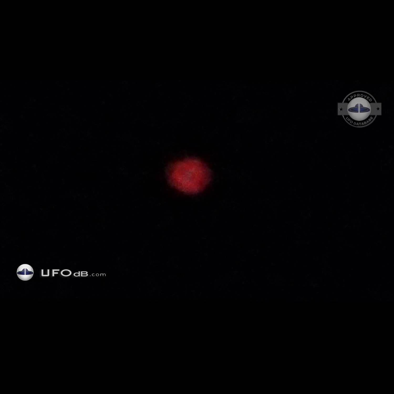 Orange silent ball UFO that moved quickly - Oadby, Leicestershire 2014 UFO Picture #666-2