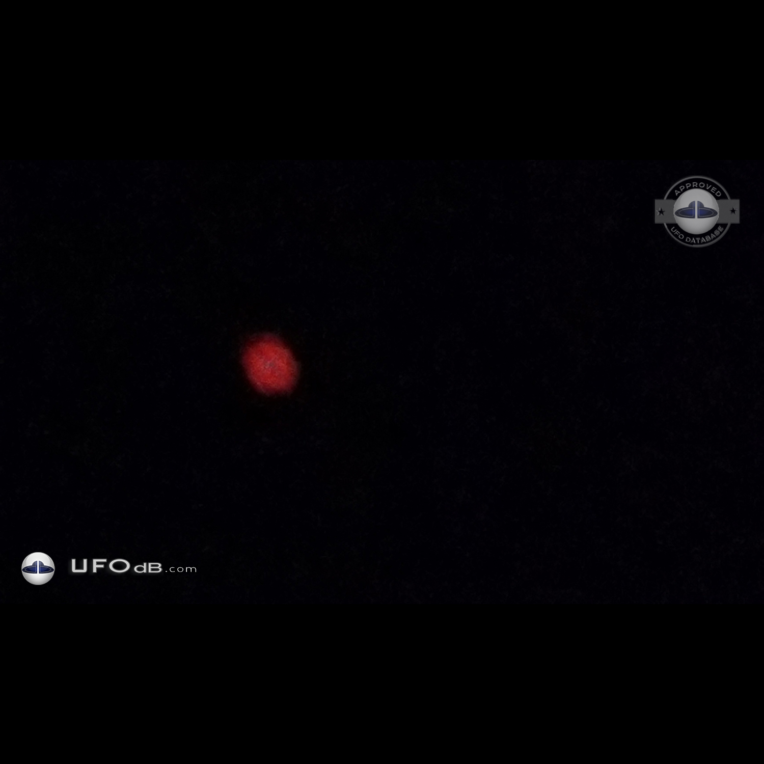 Orange silent ball UFO that moved quickly - Oadby, Leicestershire 2014 UFO Picture #666-3