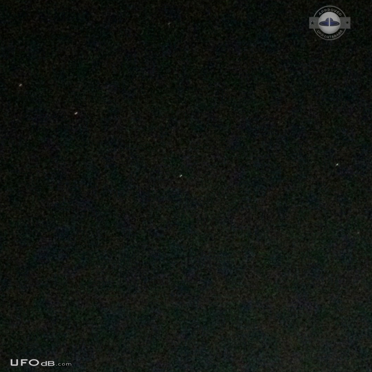 7 red star like UFO ascended above cloud - Cambodia 2015 UFO Picture #676-4
