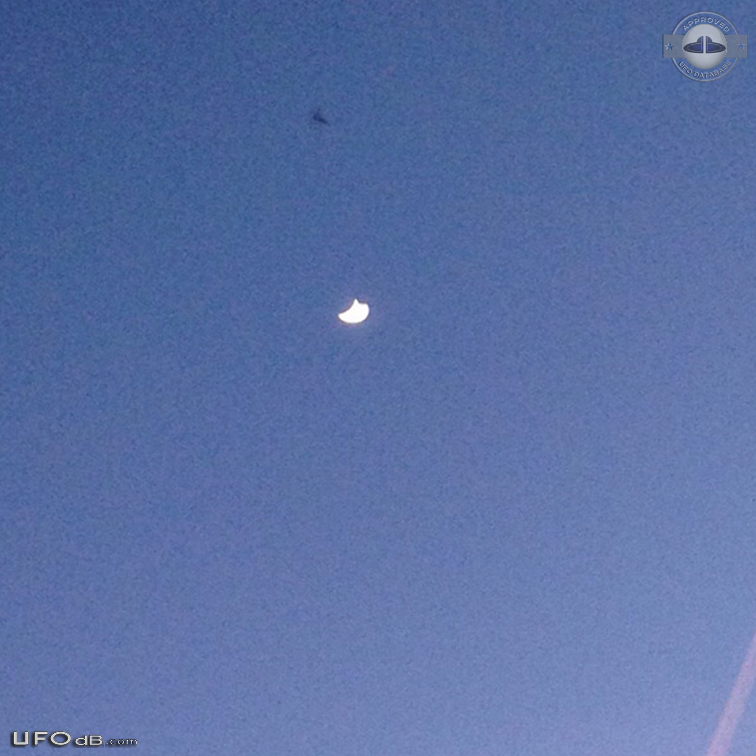 Triangle object moved at high speed, then stationary - Trinity Florida UFO Picture #677-3