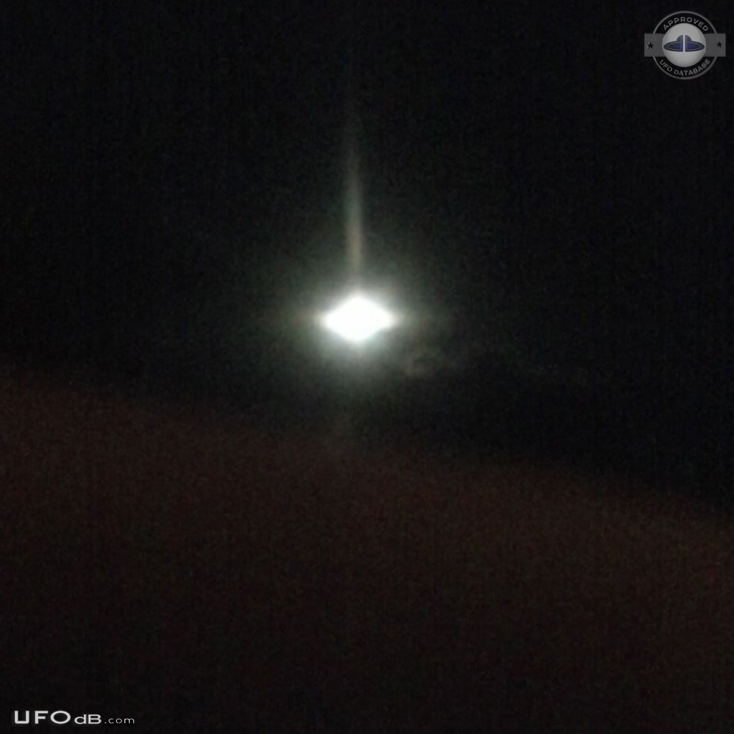 On the porch and snapped a couple pictures before UFO left - 2014 UFO Picture #678-2