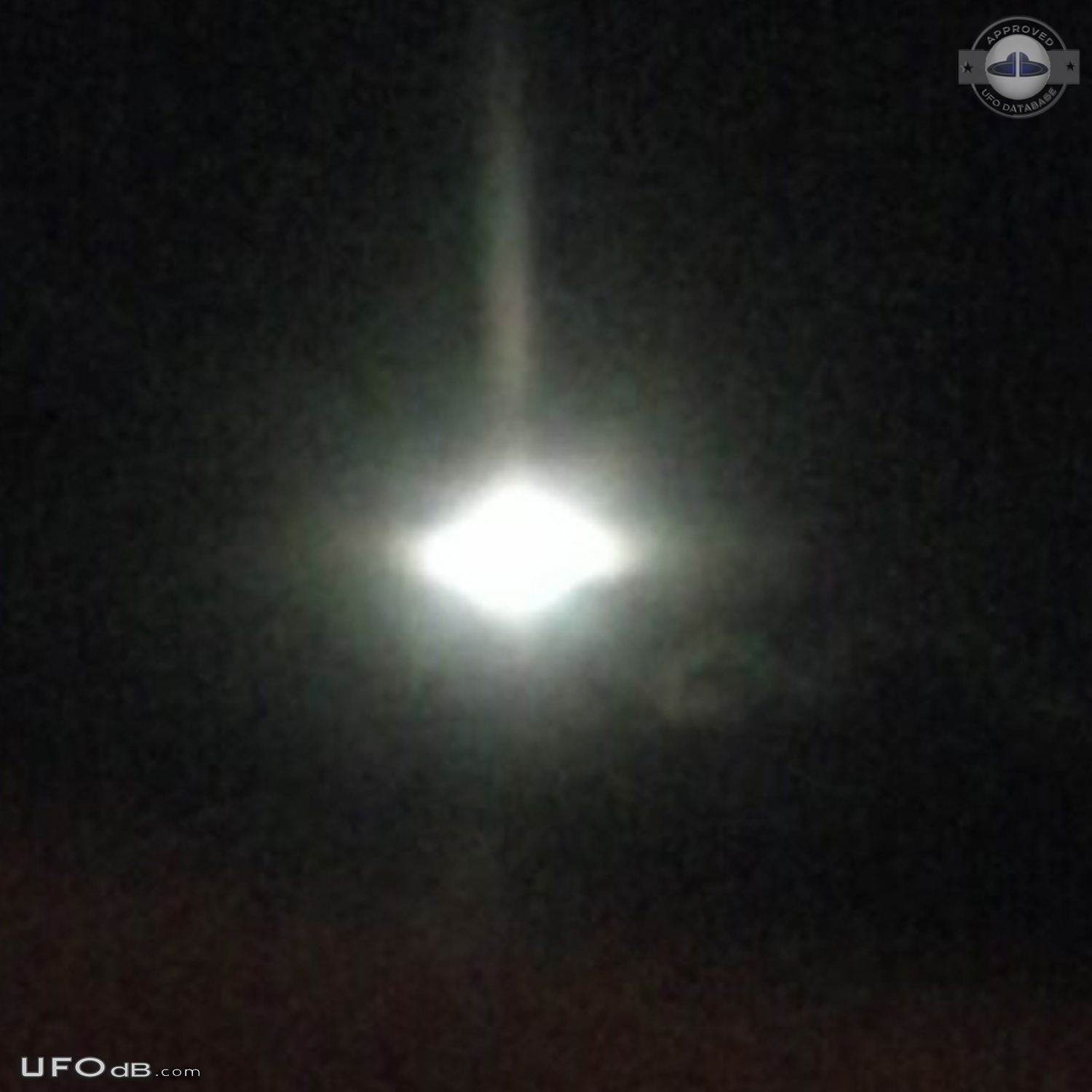 On the porch and snapped a couple pictures before UFO left - 2014 UFO Picture #678-3