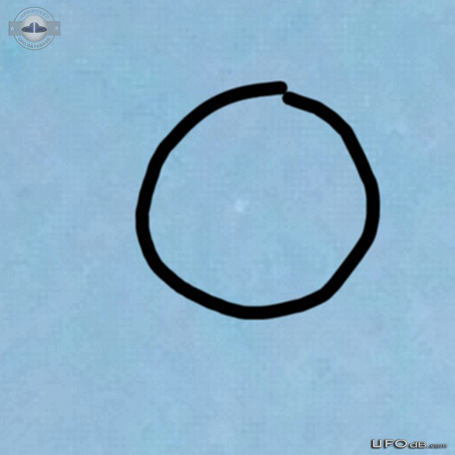 White disc shaped UFO sighting over Saint Marys Georgia USA 2015 UFO Picture #680-3
