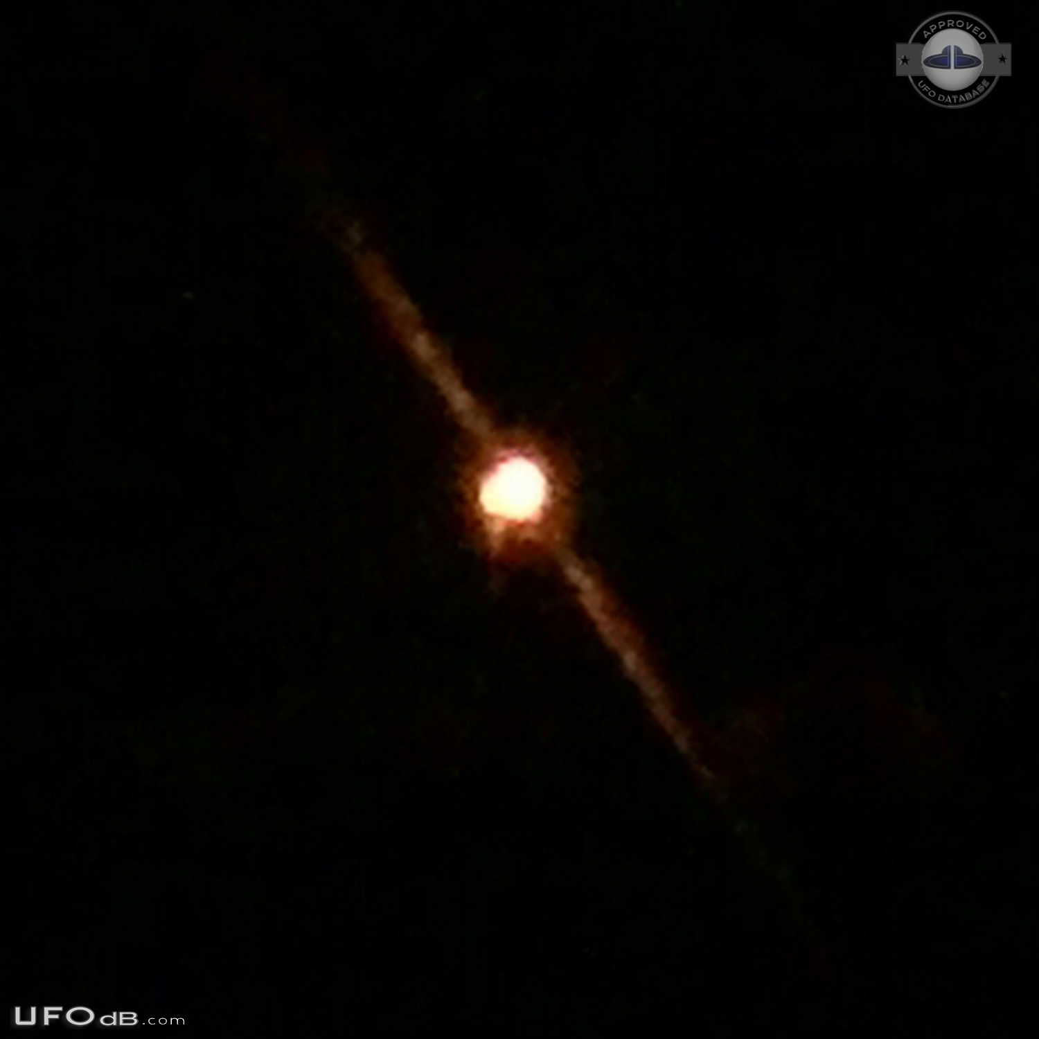 2 different UFOs - black and silhouette triangle and many orbs 2015 UFO Picture #682-2