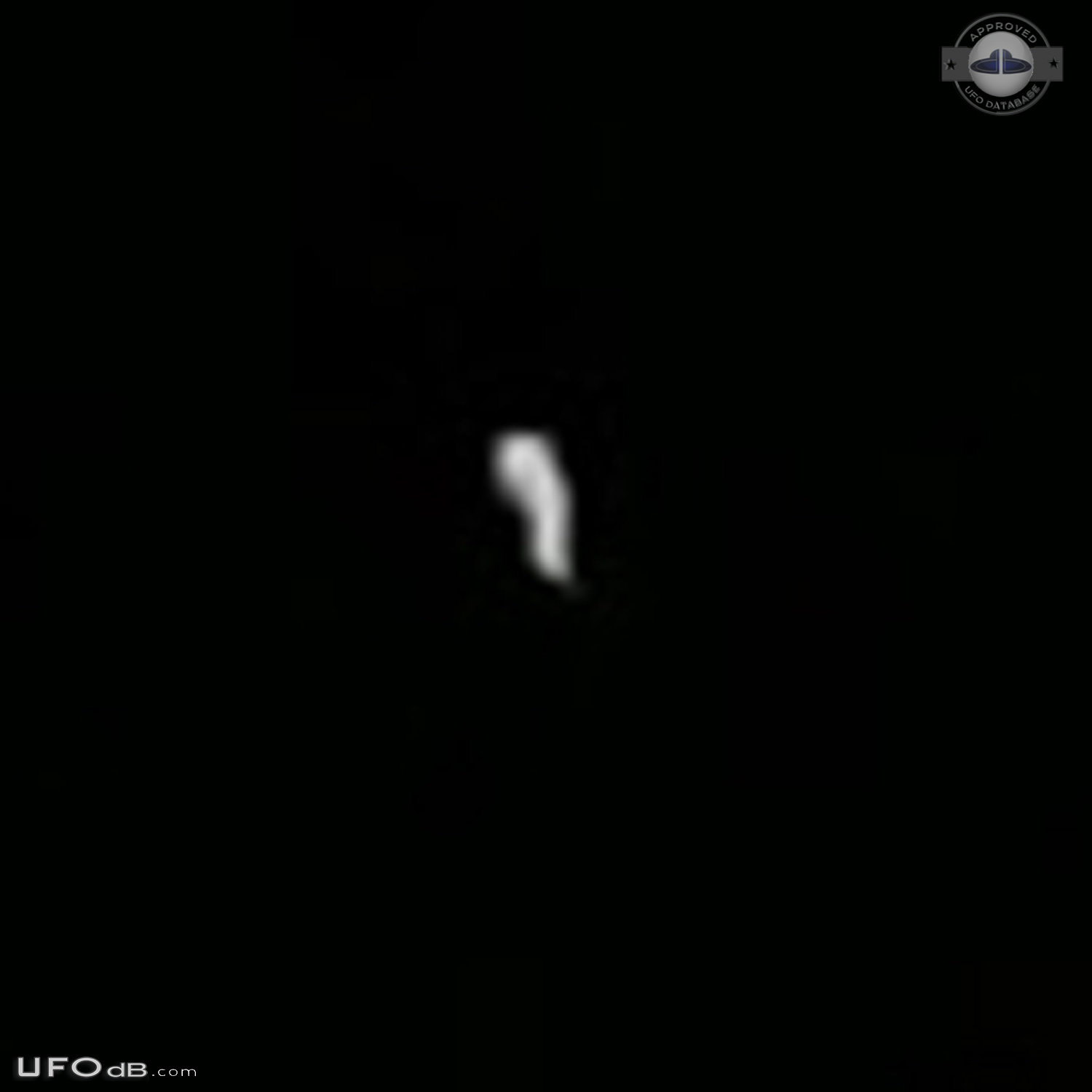 2 different UFOs - black and silhouette triangle and many orbs 2015 UFO Picture #682-4