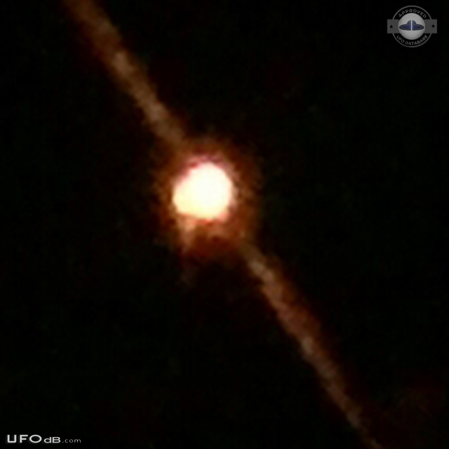 2 different UFOs - black and silhouette triangle and many orbs 2015 UFO Picture #682-6
