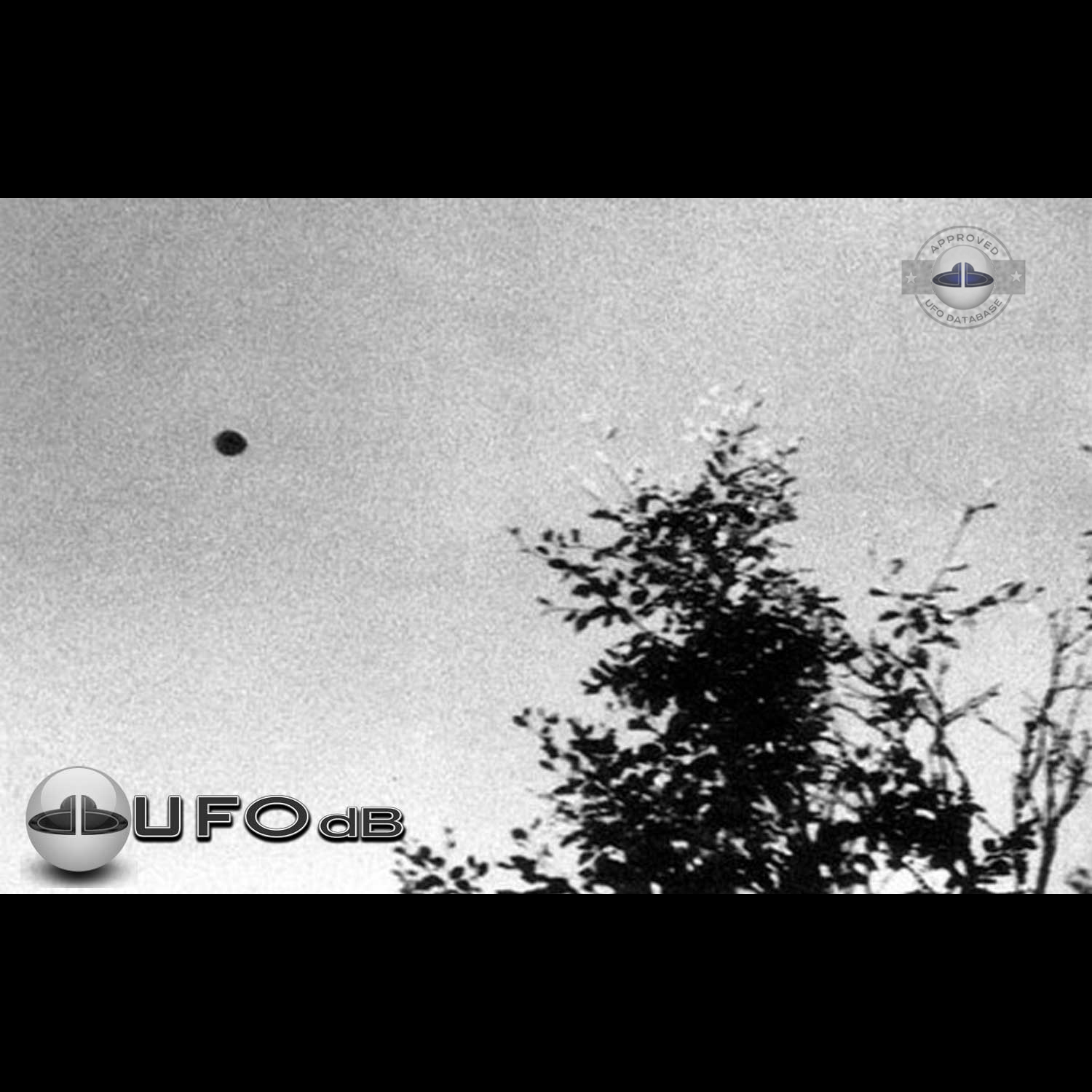 UFO picture taken by Andre Fregnale around lake Chauvet in Picherande UFO Picture #71-1