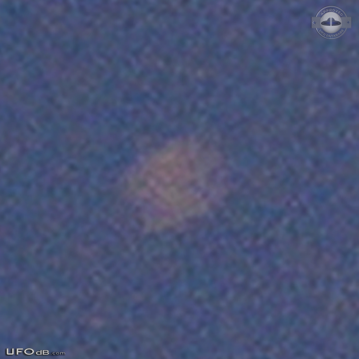 noticed a light passing under the moon in Pendleton Indiana USA 2015 UFO Picture #714-5