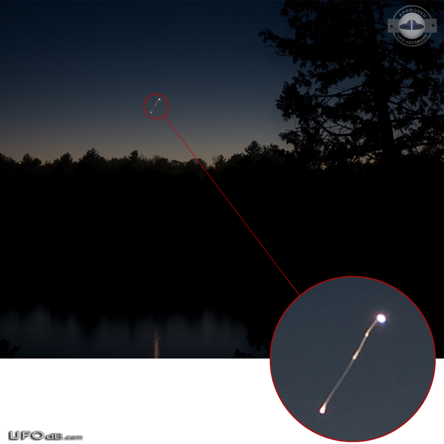 Mysterious Lights UFOS Observed Near Apsley Ontario Canada 2015 UFO Picture #721-1