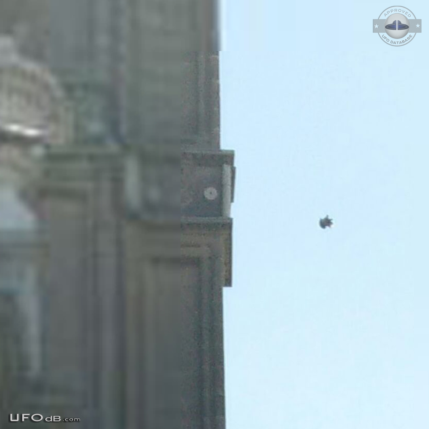UFO caught on picture in Calle Arco de Palacio Toledo Spain 2015 UFO Picture #739-6