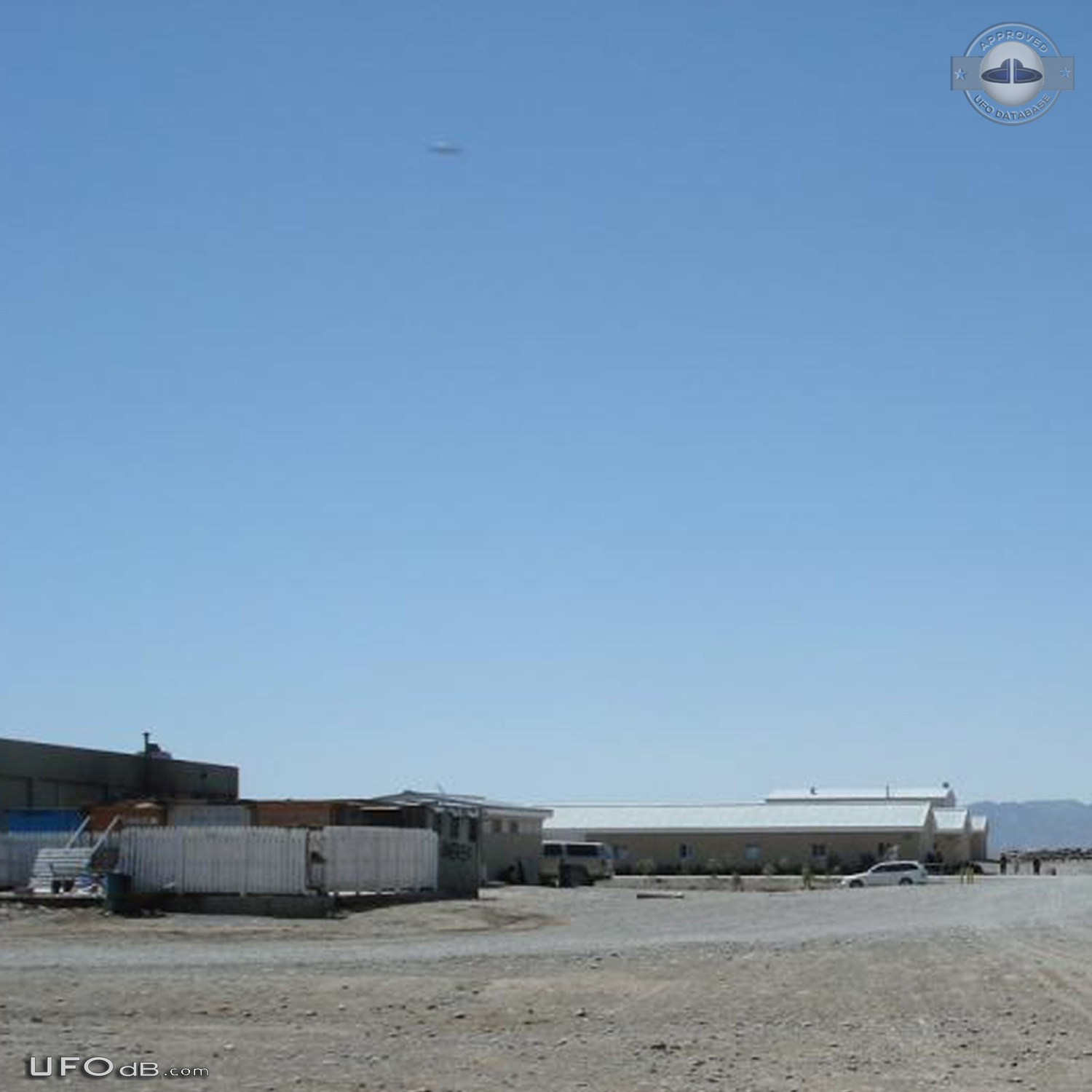 Object captured when taking photo at NATO base site Kandahar Afghanist UFO Picture #748-3