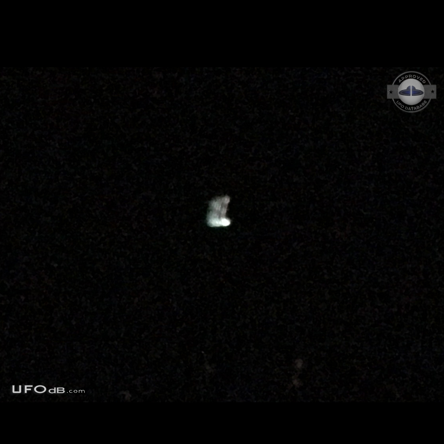 Driving home from ceremony saw strange UFO in the sky - Minnesota USA  UFO Picture #757-1