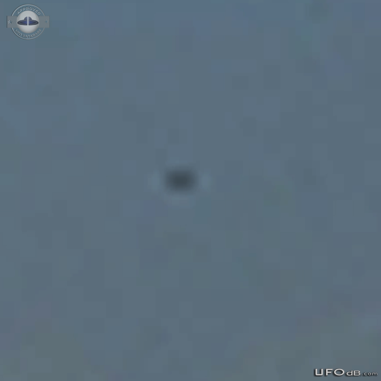 Black spherical UFO  near Tower Pellegrino Parmense Emilia-Romagna Ita UFO Picture #761-6