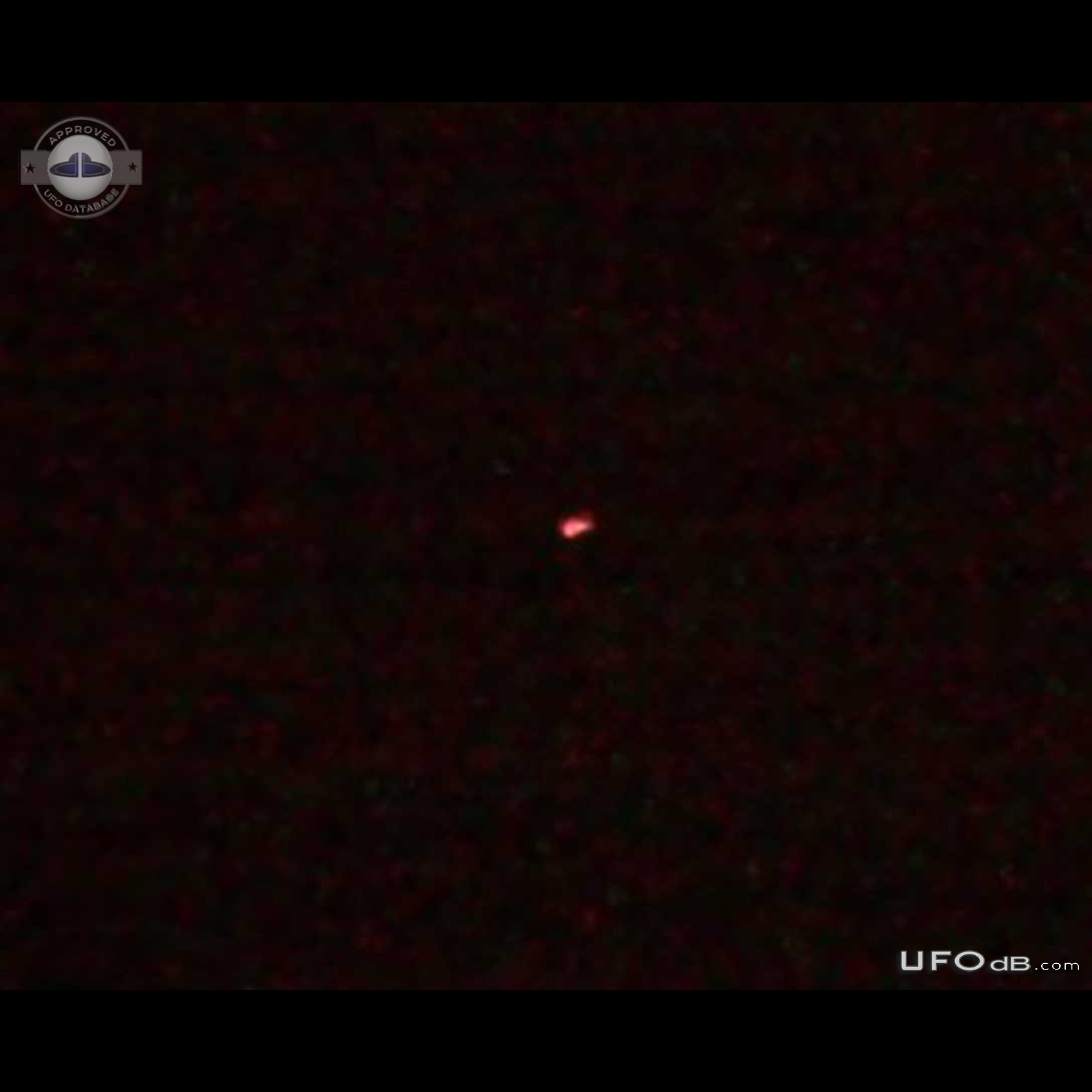 There was an orange glowing UFO in the sky - Hamilton Ontario Canada 2 UFO Picture #772-1