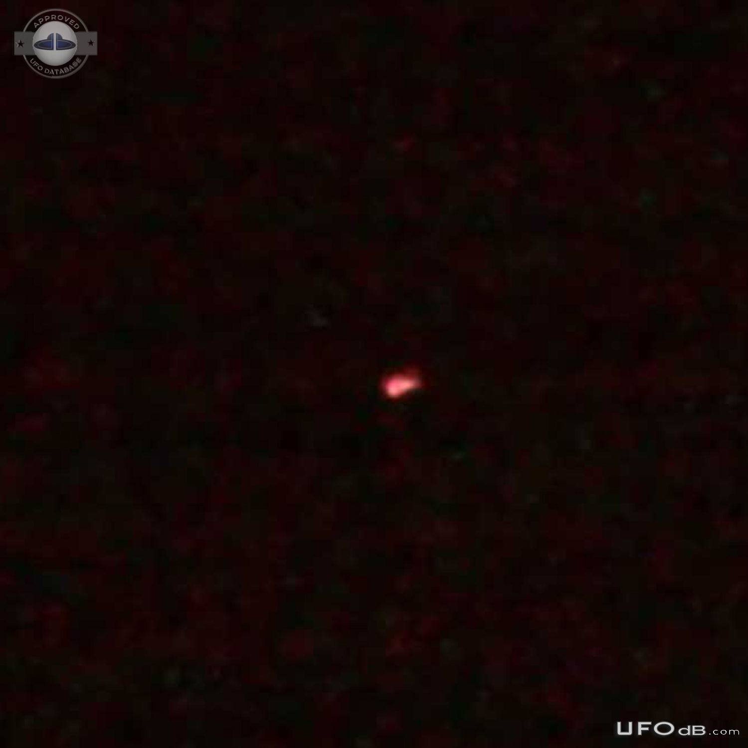 There was an orange glowing UFO in the sky - Hamilton Ontario Canada 2 UFO Picture #772-2