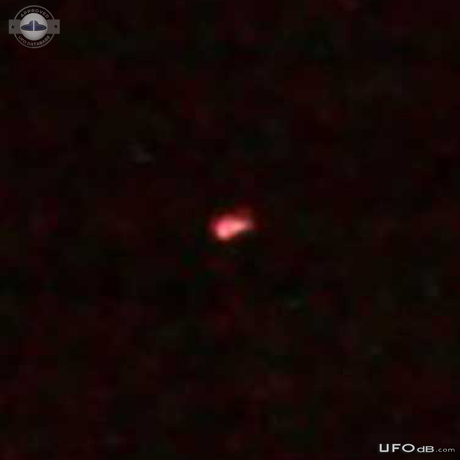 There was an orange glowing UFO in the sky - Hamilton Ontario Canada 2 UFO Picture #772-3
