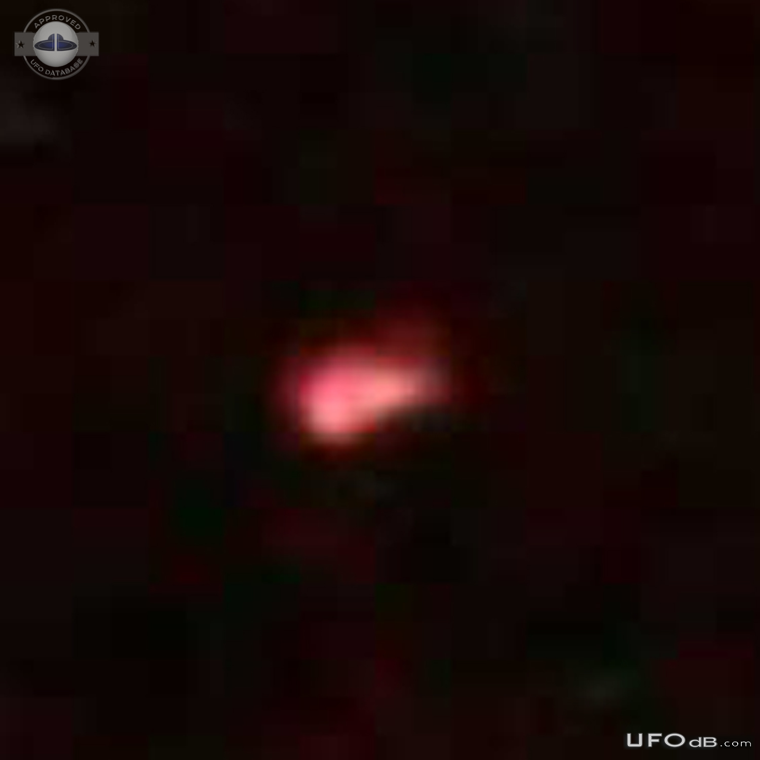 There was an orange glowing UFO in the sky - Hamilton Ontario Canada 2 UFO Picture #772-4