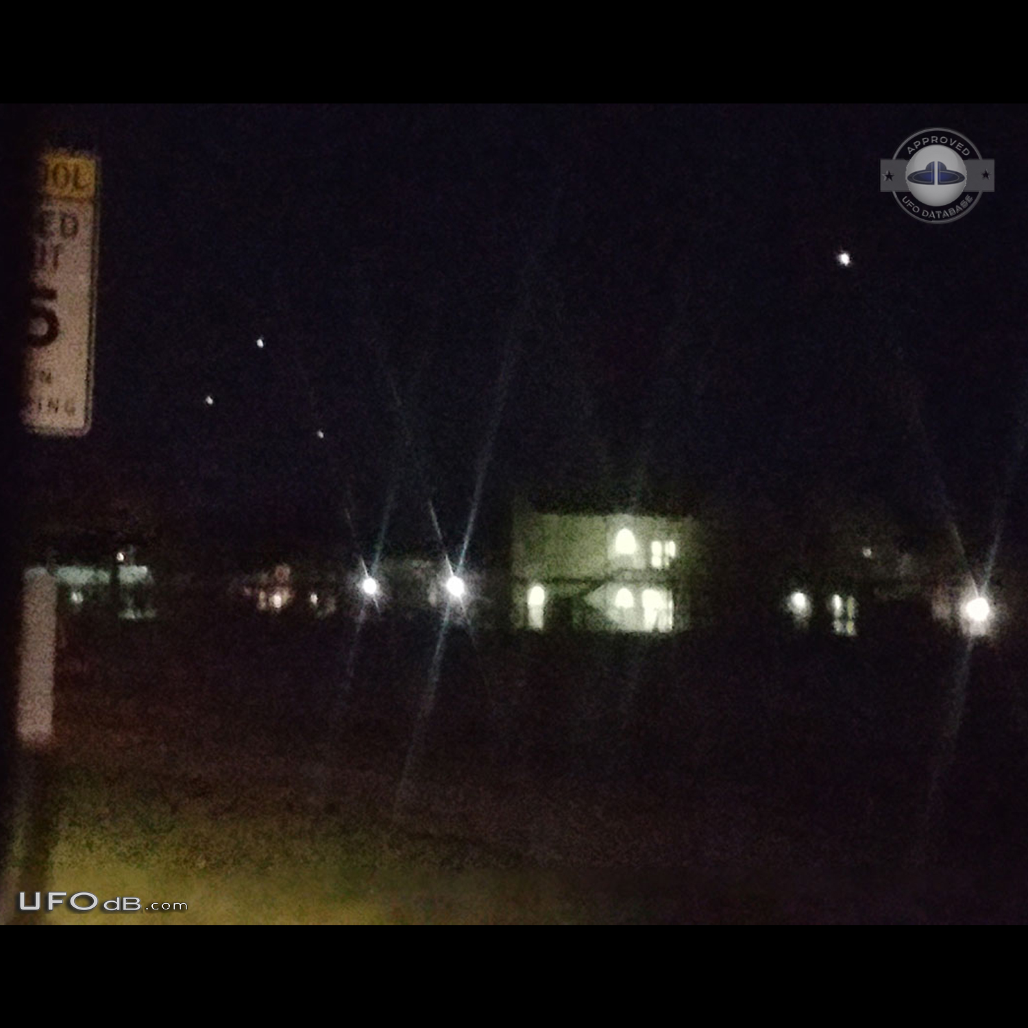 Me and coworker driving and saw the UFOs - Saint Cloud Florida USA 201 UFO Picture #780-1